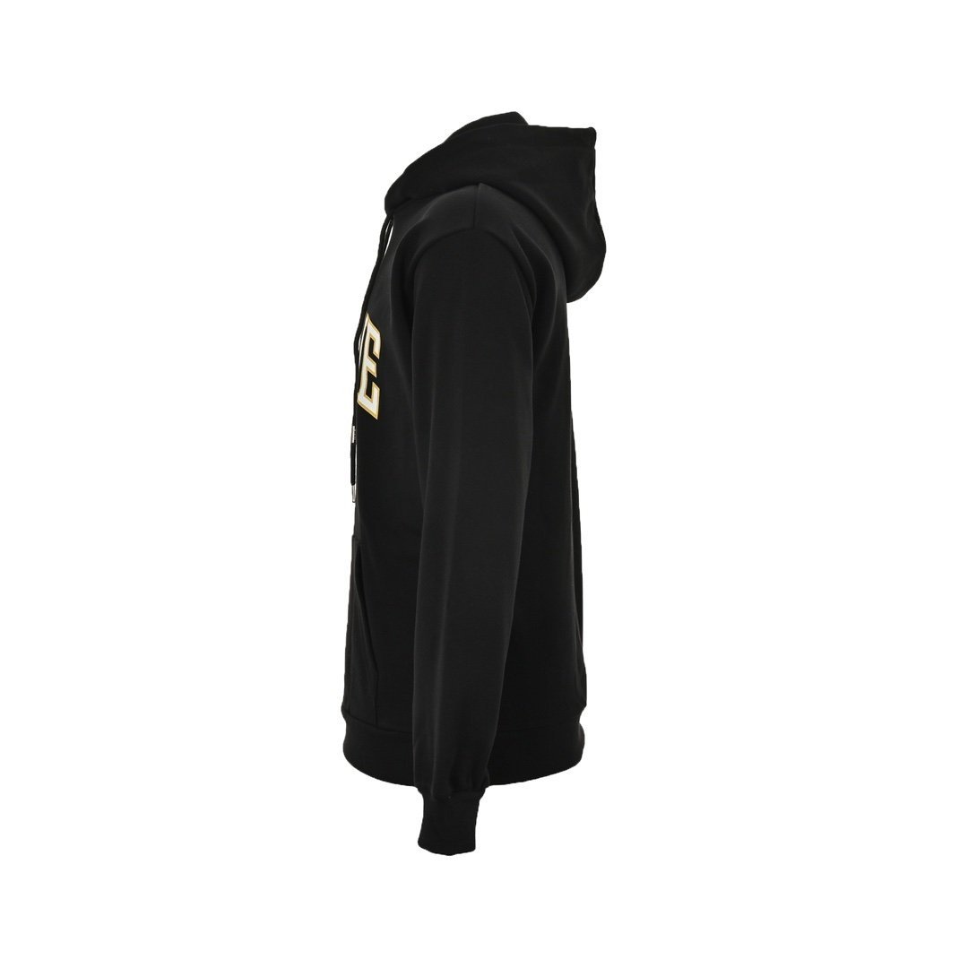 Celine Loose Hoodie In Cotton Fleece Black - Afbeelding 2