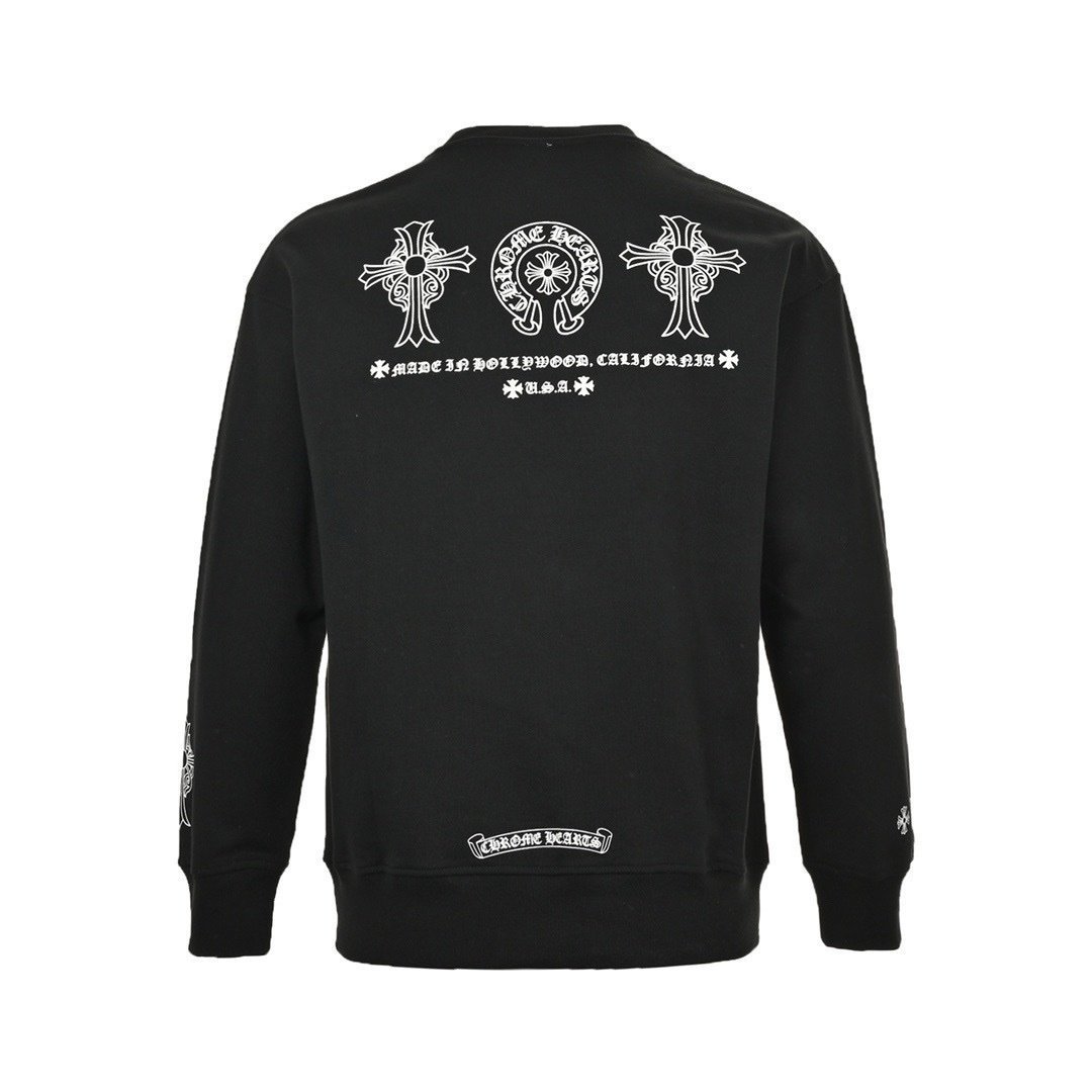Chrome Hearts Crewneck Sweater In Black - Afbeelding 3