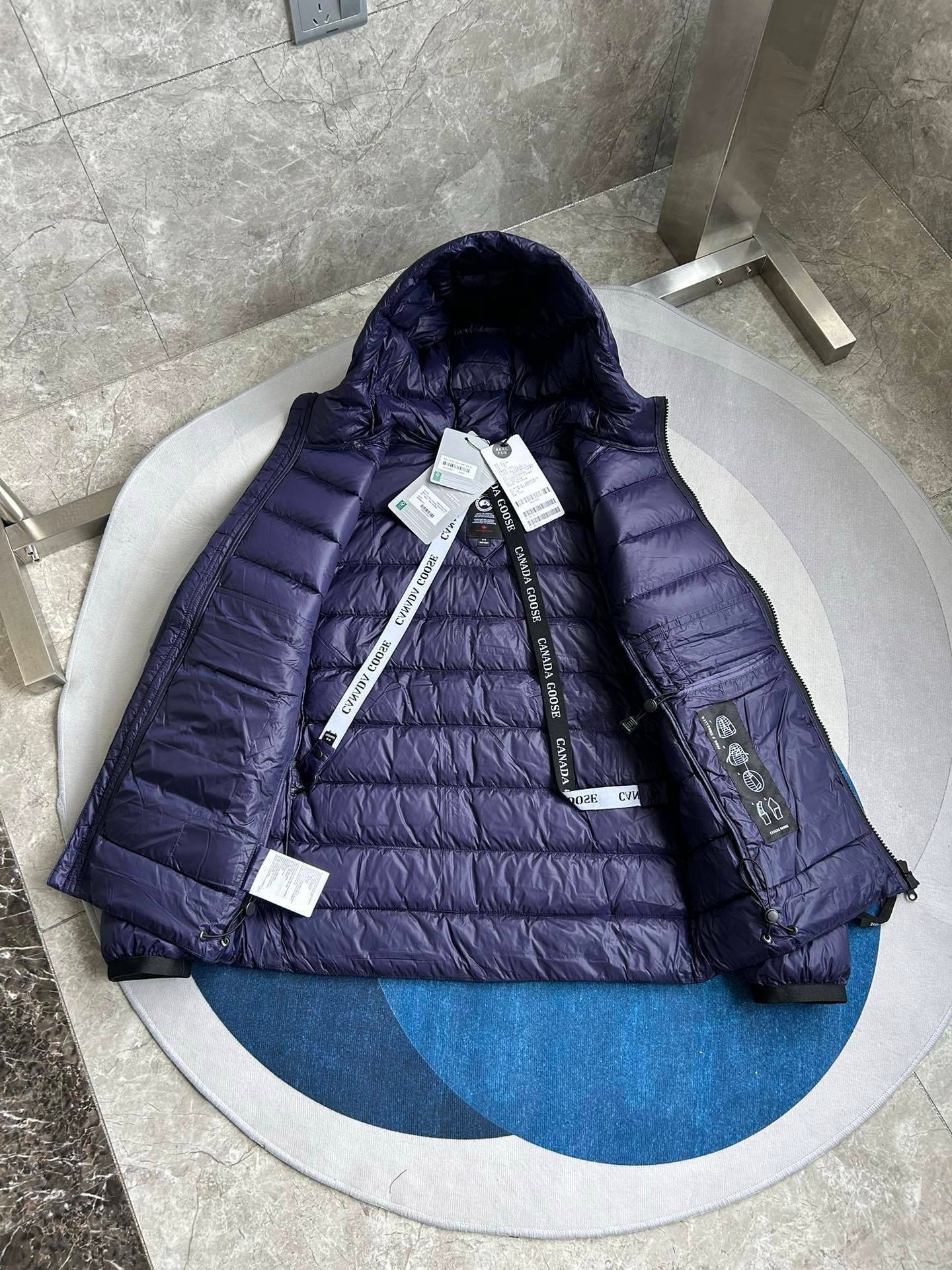 Canada Goose Crofton Down Jacket Navy - Afbeelding 6