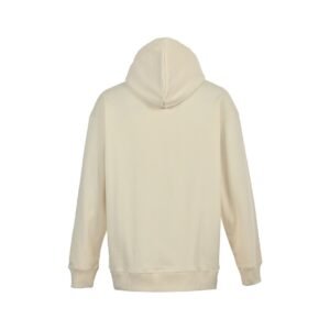 Alternative view of Loewe Anagram Leather Patch Cotton Hoodie White Ash