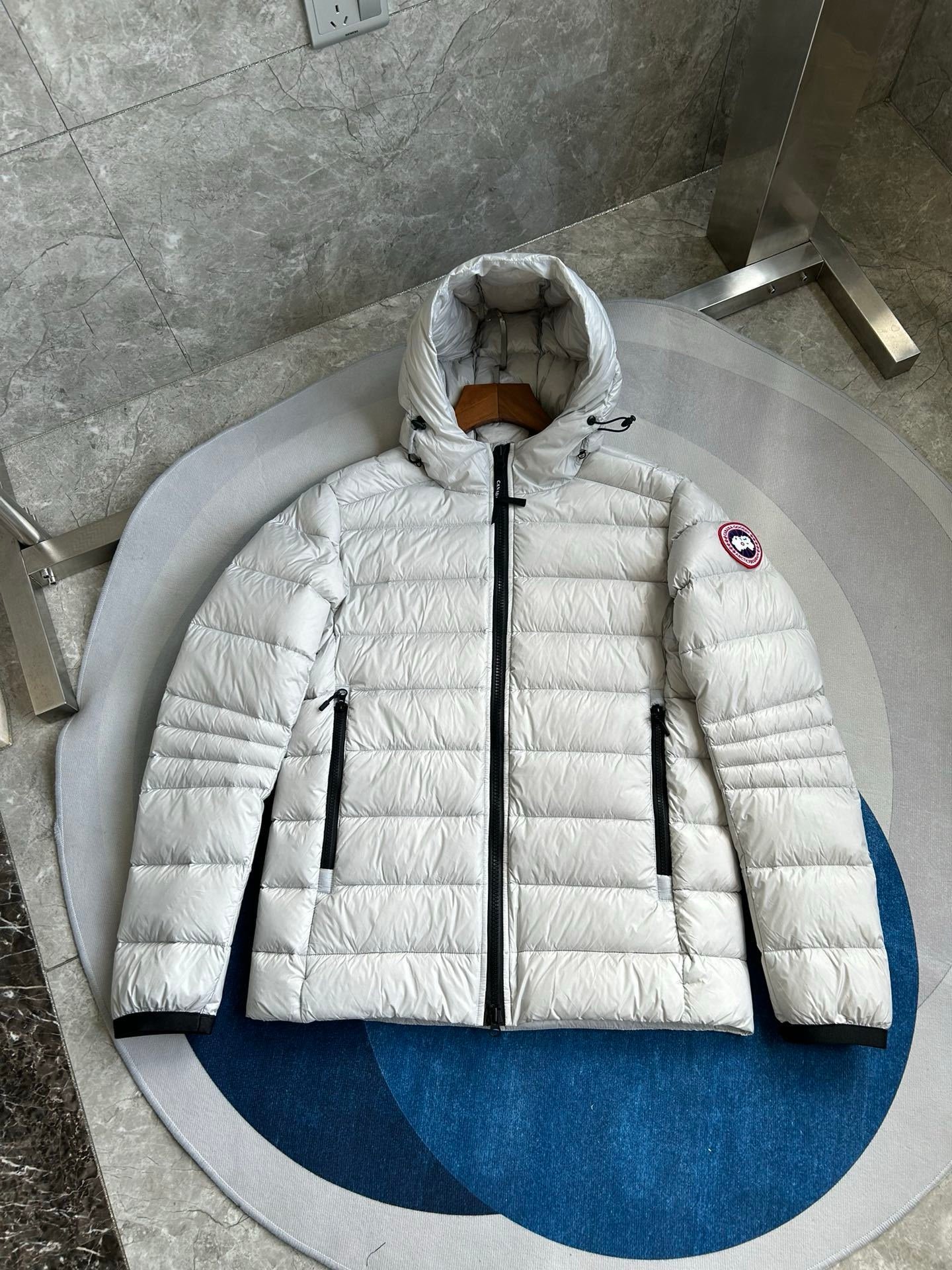 Canada Goose Crofton Down Jacket White - Afbeelding 2