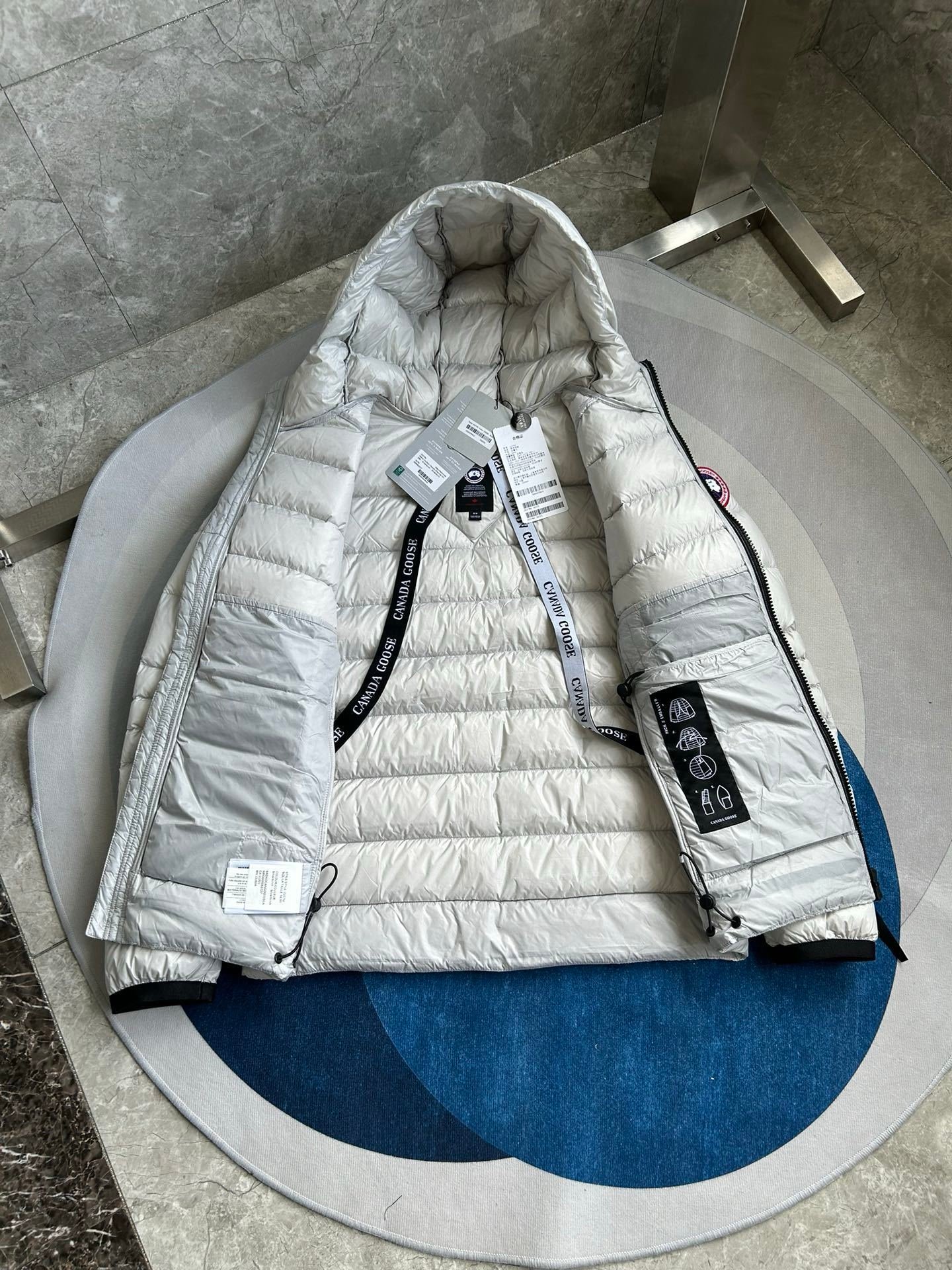 Canada Goose Crofton Down Jacket White - Afbeelding 4