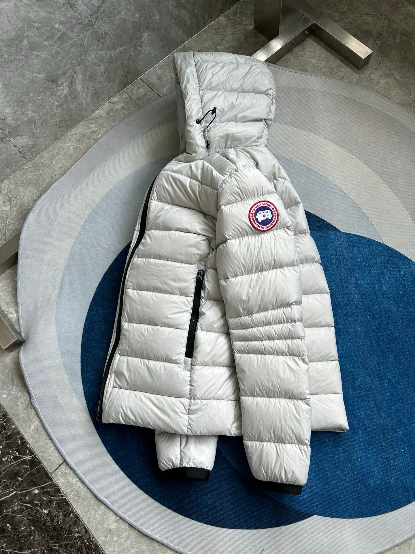 Canada Goose Crofton Down Jacket White - Afbeelding 3
