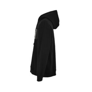 Alternative view of Loewe Anagram Leather Patch Cotton Hoodie Black