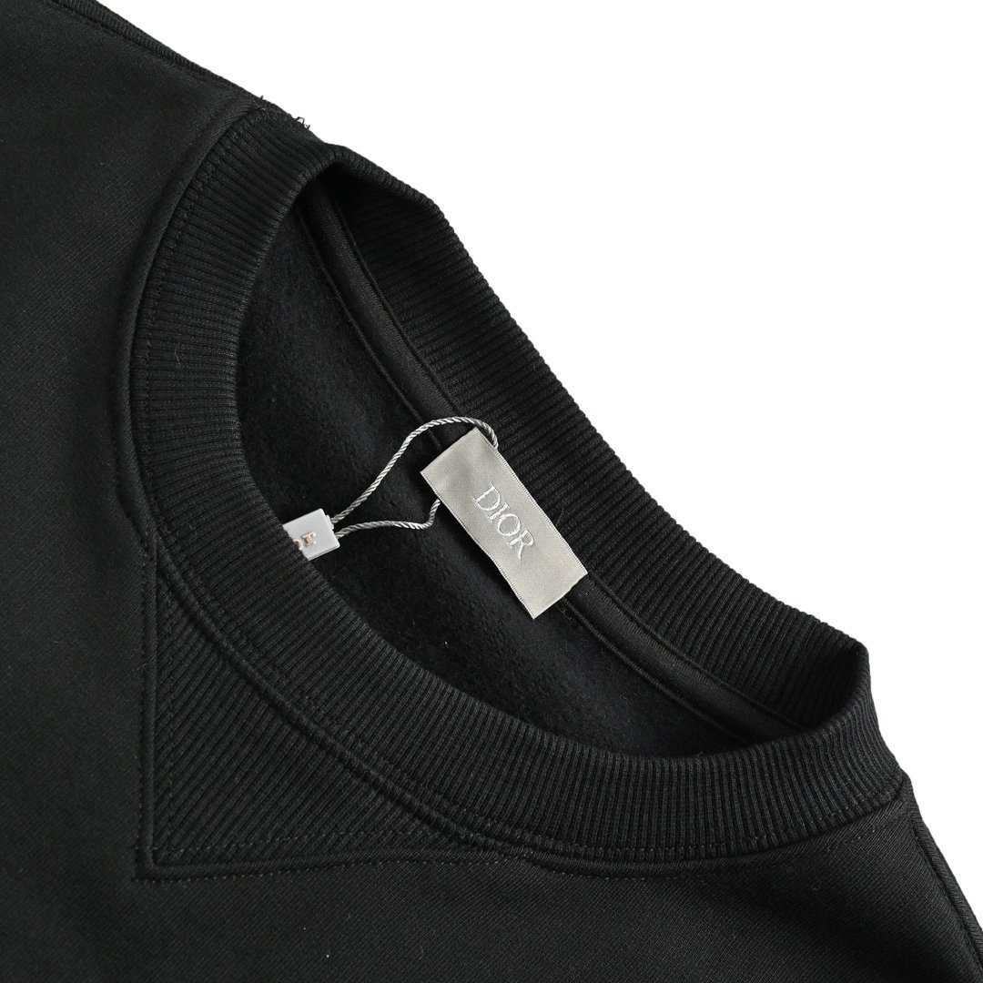 Dior Couture Logo Knit Sweater Black - Afbeelding 4