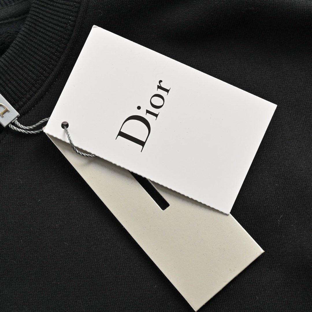 Dior Couture Logo Knit Sweater Black - Afbeelding 5