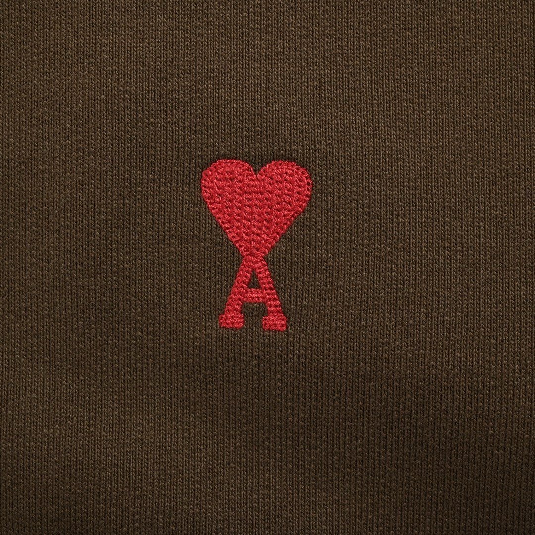 Ami Paris De Coeur Molleton Zip Hoodie - Afbeelding 6