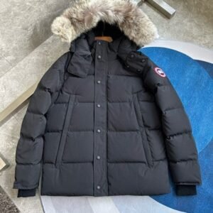 Alternative view of Canada Goose Wyndham Parka Black Fur