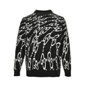 Gucci Piqué Sweater Black