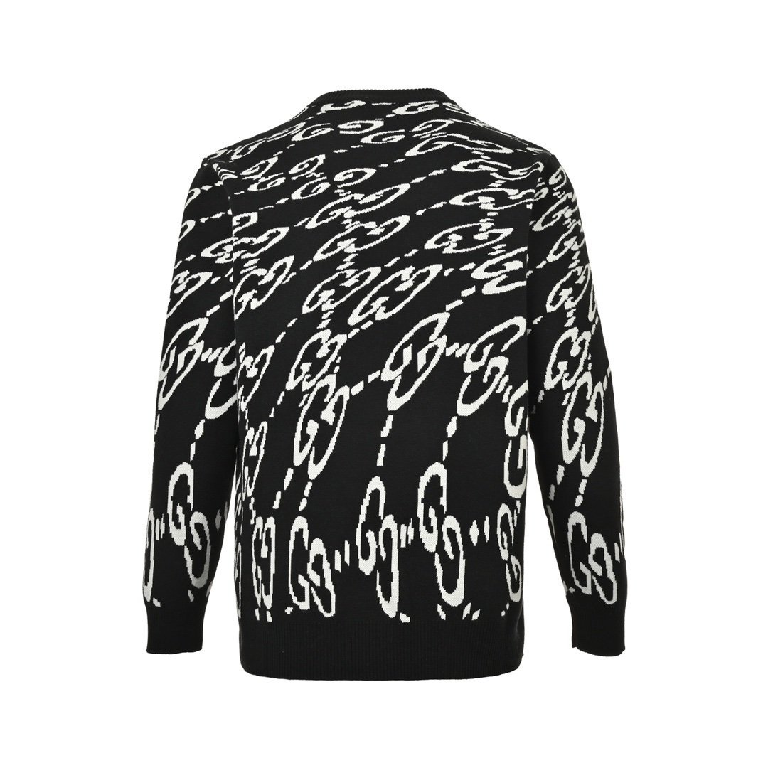 Gucci Piqué Sweater Black - Afbeelding 3