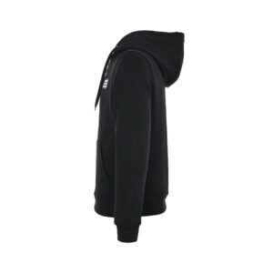 Alternative view of Burberry Letter Graphic Cotton Blend Zip Hoodie Black