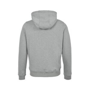 Alternative view of Burberry Letter Graphic Cotton Blend Zip Hoodie Grey