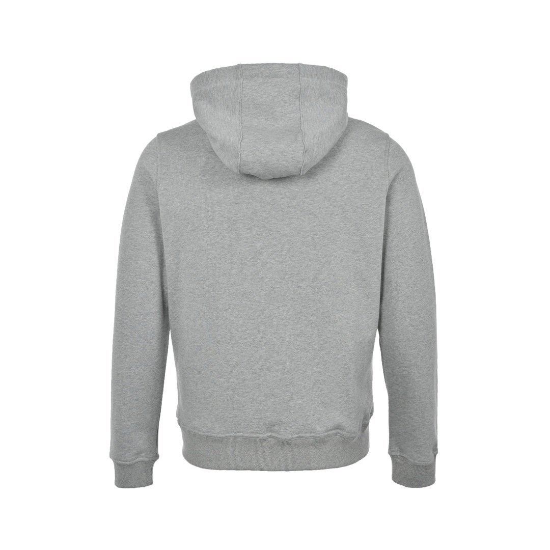 Burberry Letter Graphic Cotton Blend Zip Hoodie Grey - Afbeelding 2