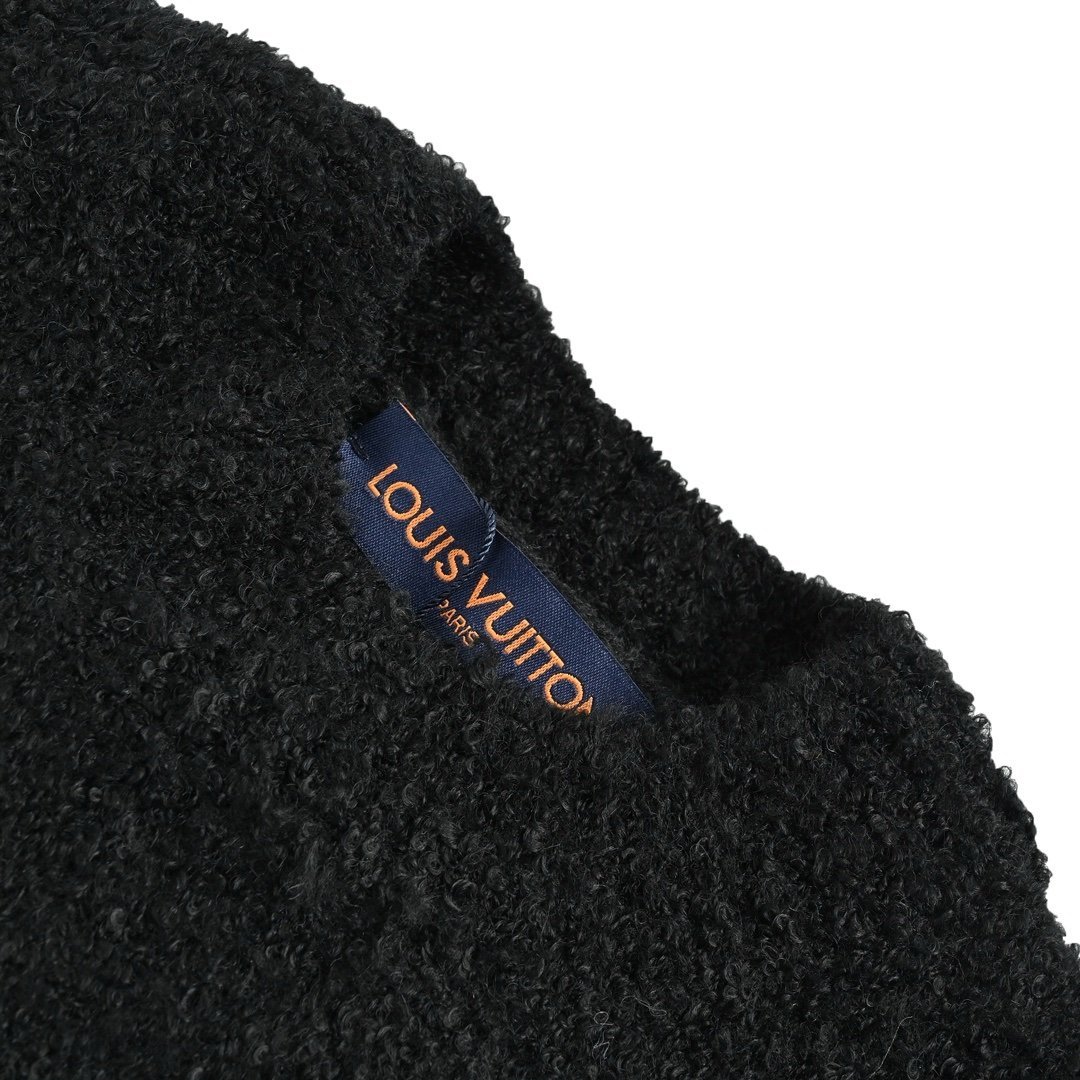 Louis Vuitton LV Intarsia Sweater Black - Afbeelding 4