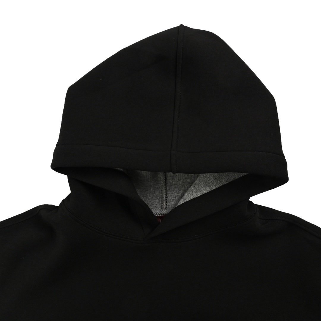 Gucci Over The Head Hoodie In Black - Afbeelding 4