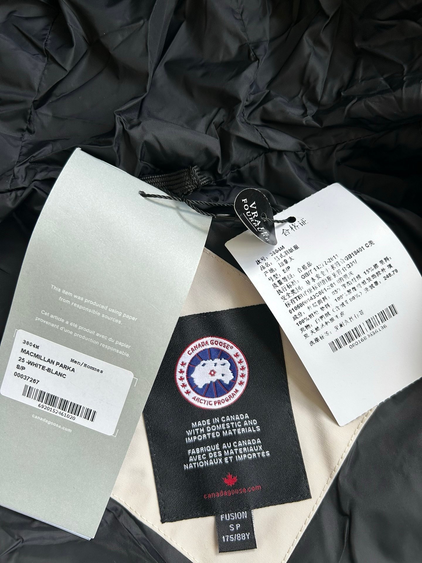 Canada Goose MacMillan White Jacket - Afbeelding 9
