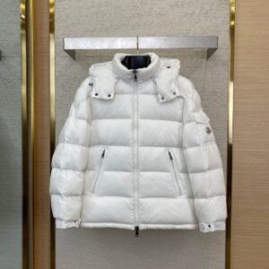Alternative view of Moncler Maya  Hooded Down Jacket Off-White