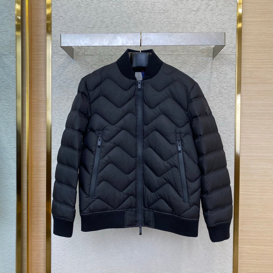 Moncler Ubac Short Down Jacket Black - Afbeelding 2