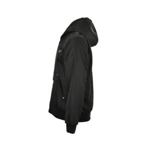 Alternative view of Prada Re-Nylon Bomber Jacket Black