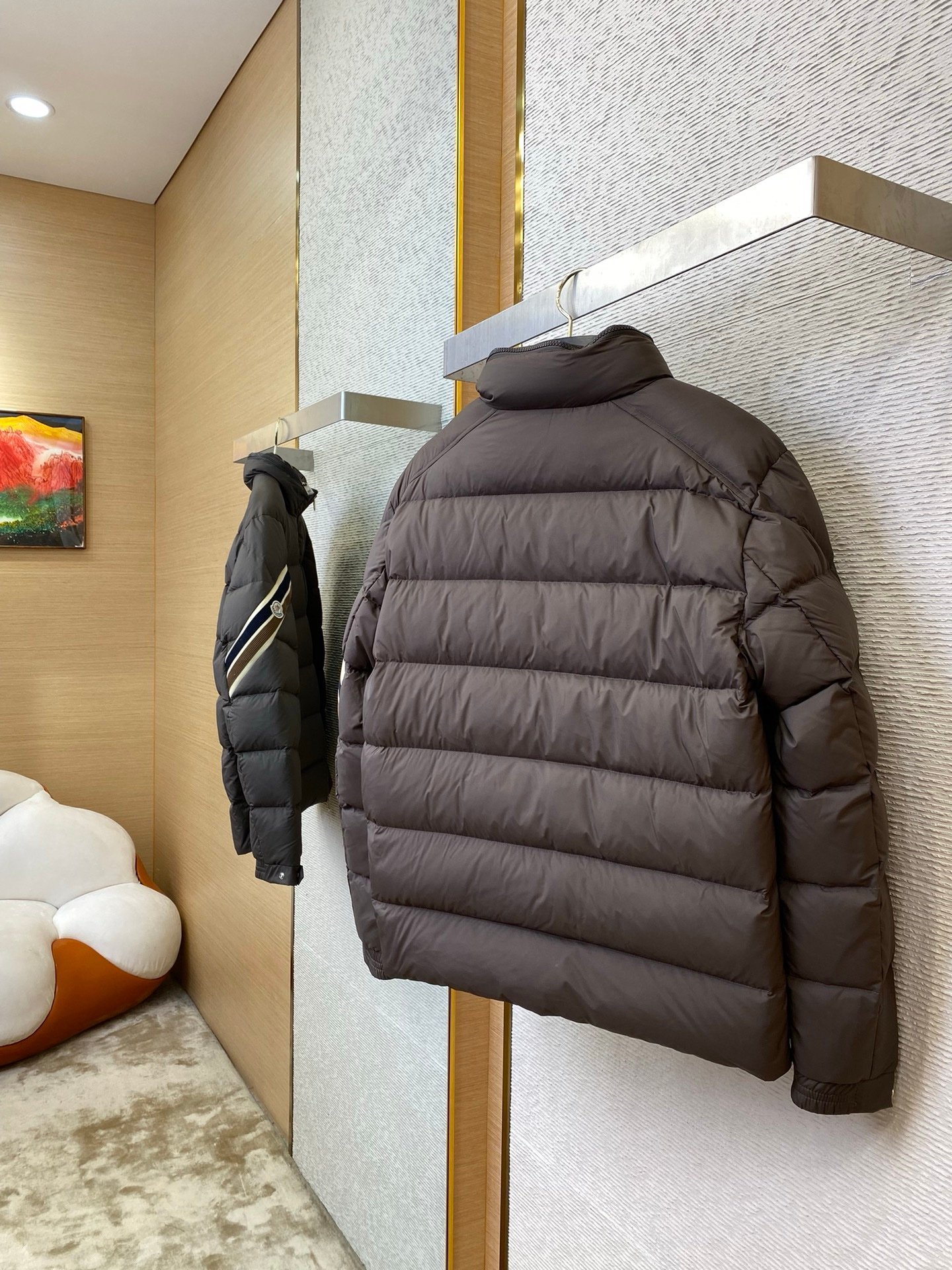 Moncler Brown Solayan Down Jacket - Afbeelding 5