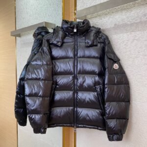 Alternative view of Moncler Maya  Hooded Down Jacket Black