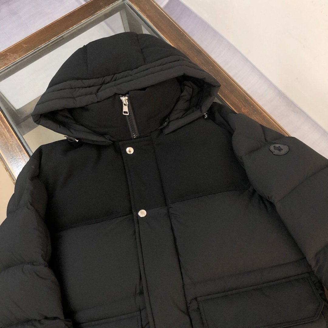 Moncler Musalla Short Down Jacket Black - Afbeelding 4