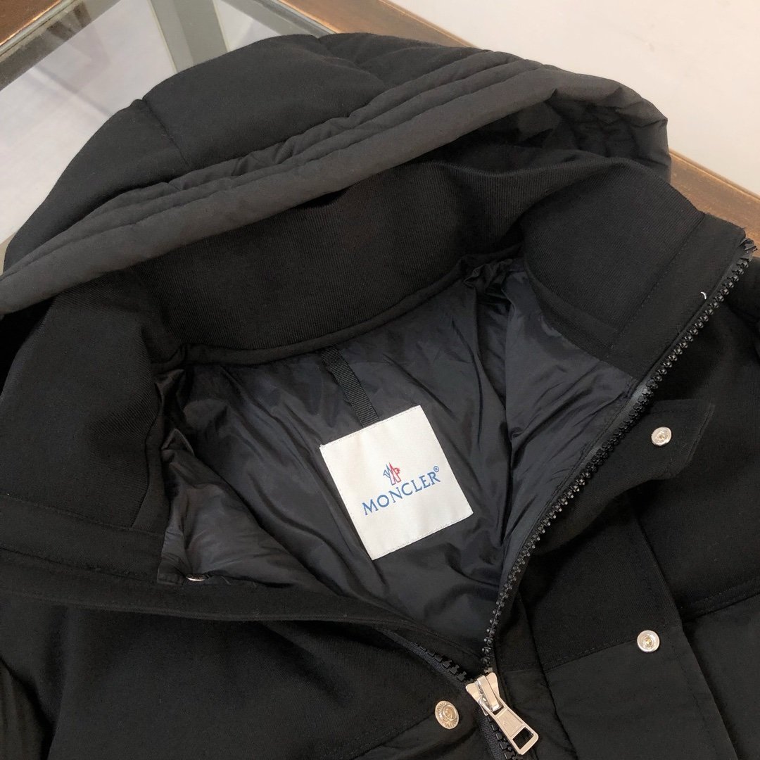 Moncler Musalla Short Down Jacket Black - Afbeelding 5
