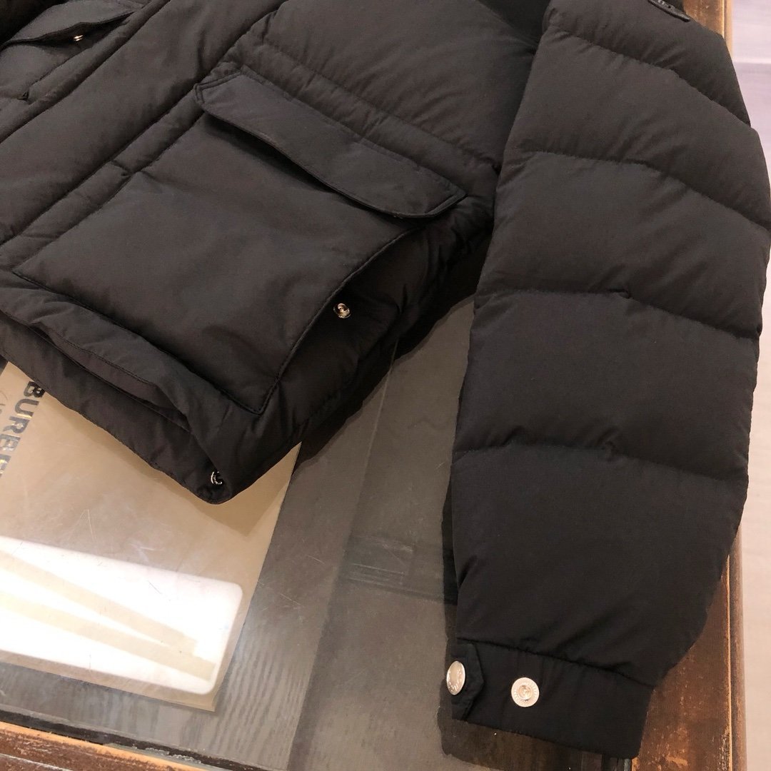 Moncler Musalla Short Down Jacket Black - Afbeelding 6
