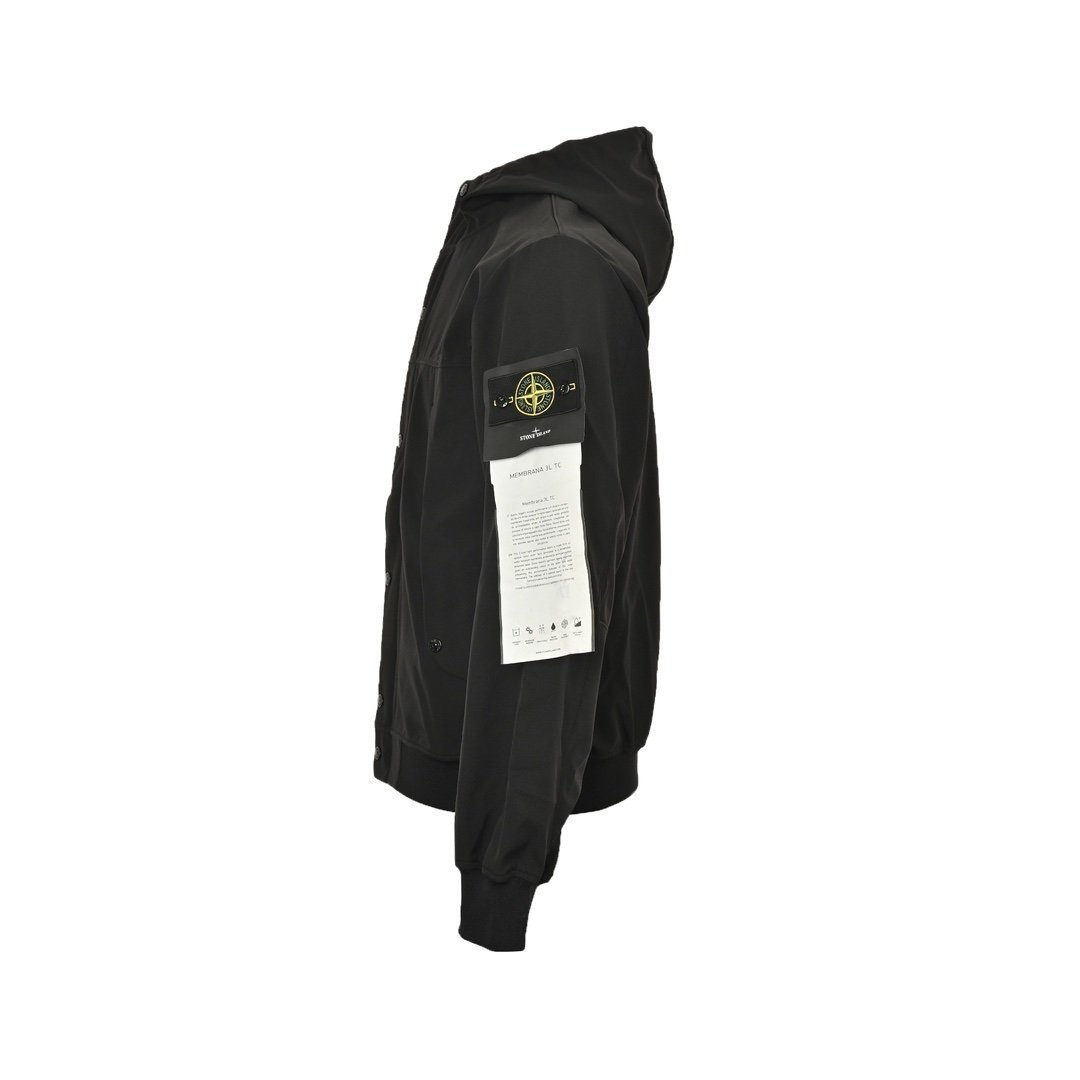 Stone Island 40227 Soft Shell Jacket Black - Afbeelding 2