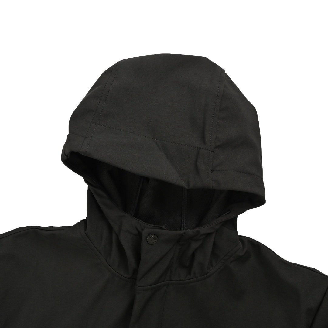 Stone Island 40227 Soft Shell Jacket Black - Afbeelding 4