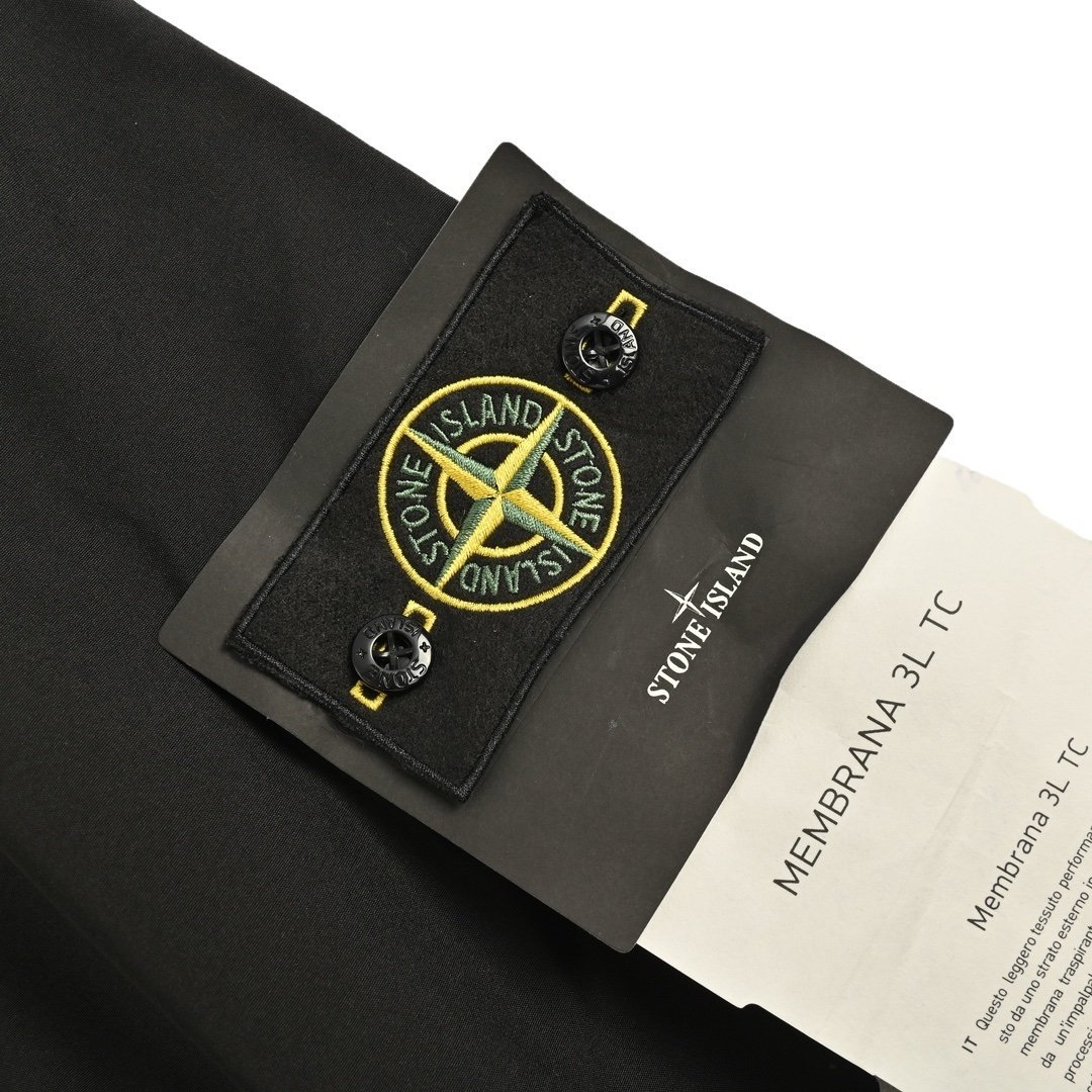 Stone Island 40227 Soft Shell Jacket Black - Afbeelding 5