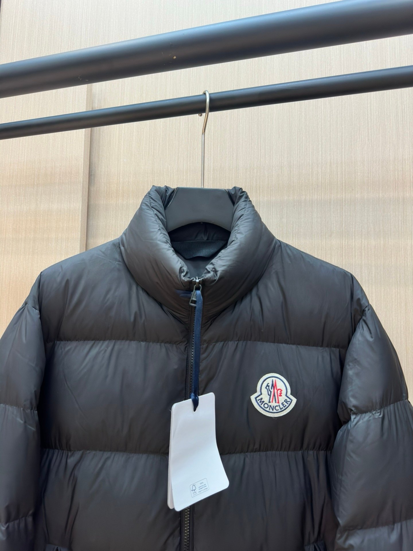 Moncler Black Citala Short Down Jacket Black - Afbeelding 5