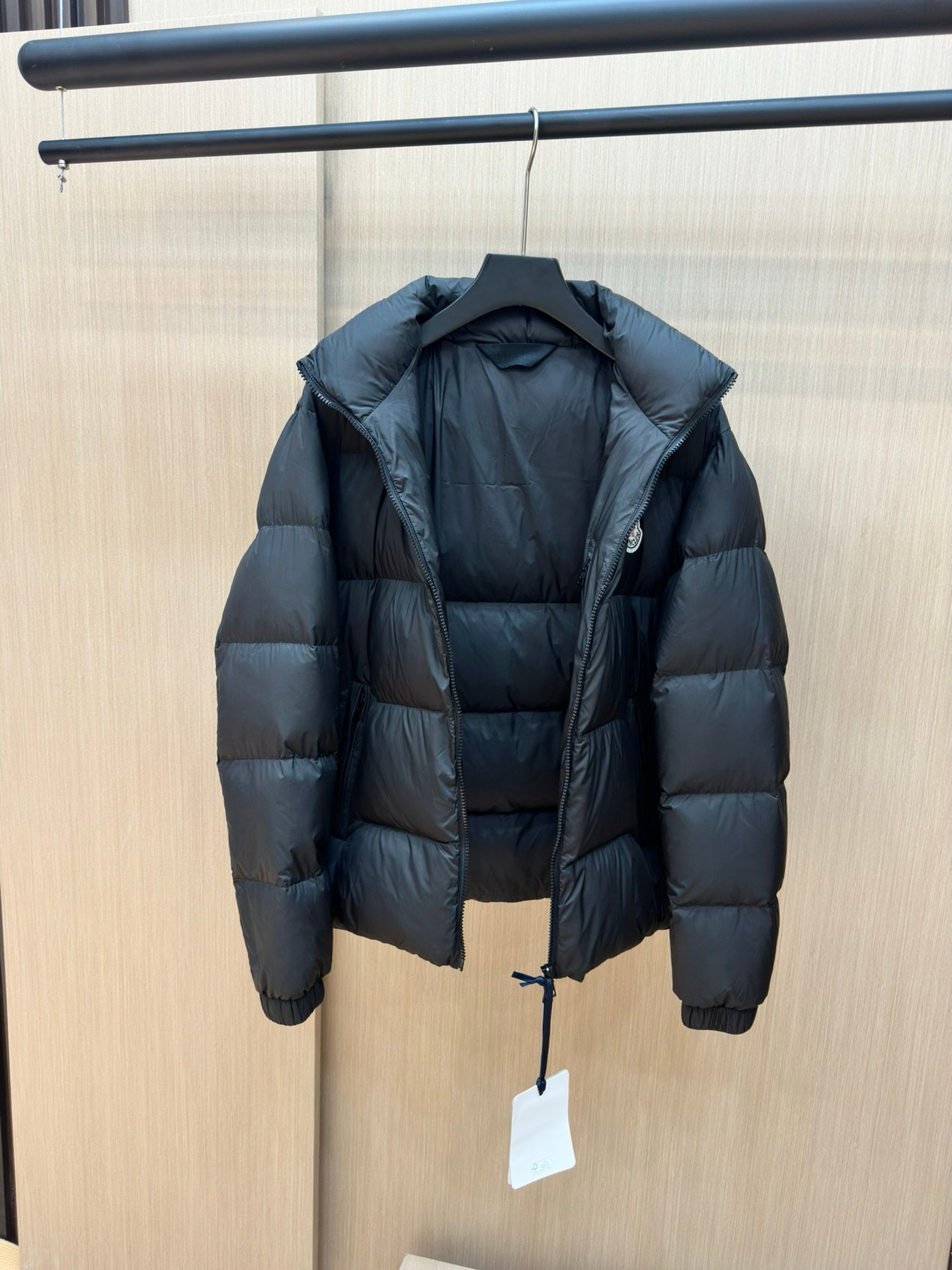 Moncler Black Citala Short Down Jacket Black - Afbeelding 6