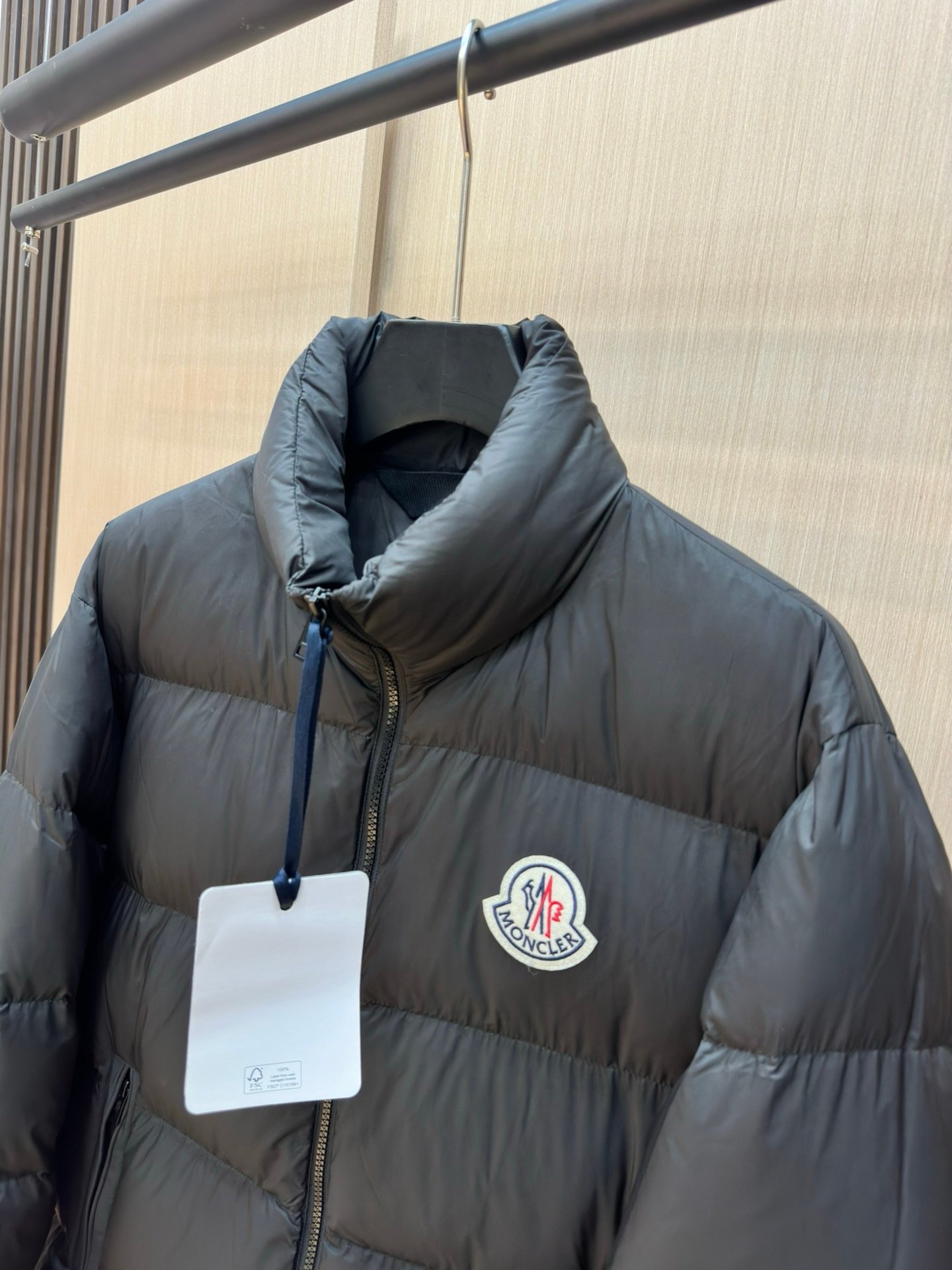 Moncler Black Citala Short Down Jacket Black - Afbeelding 7