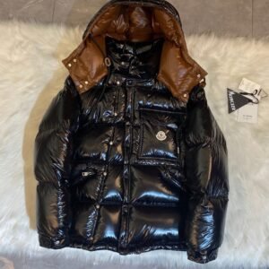 Alternative view of Moncler Karakorum Ripstop Hooded Down Jacket Black