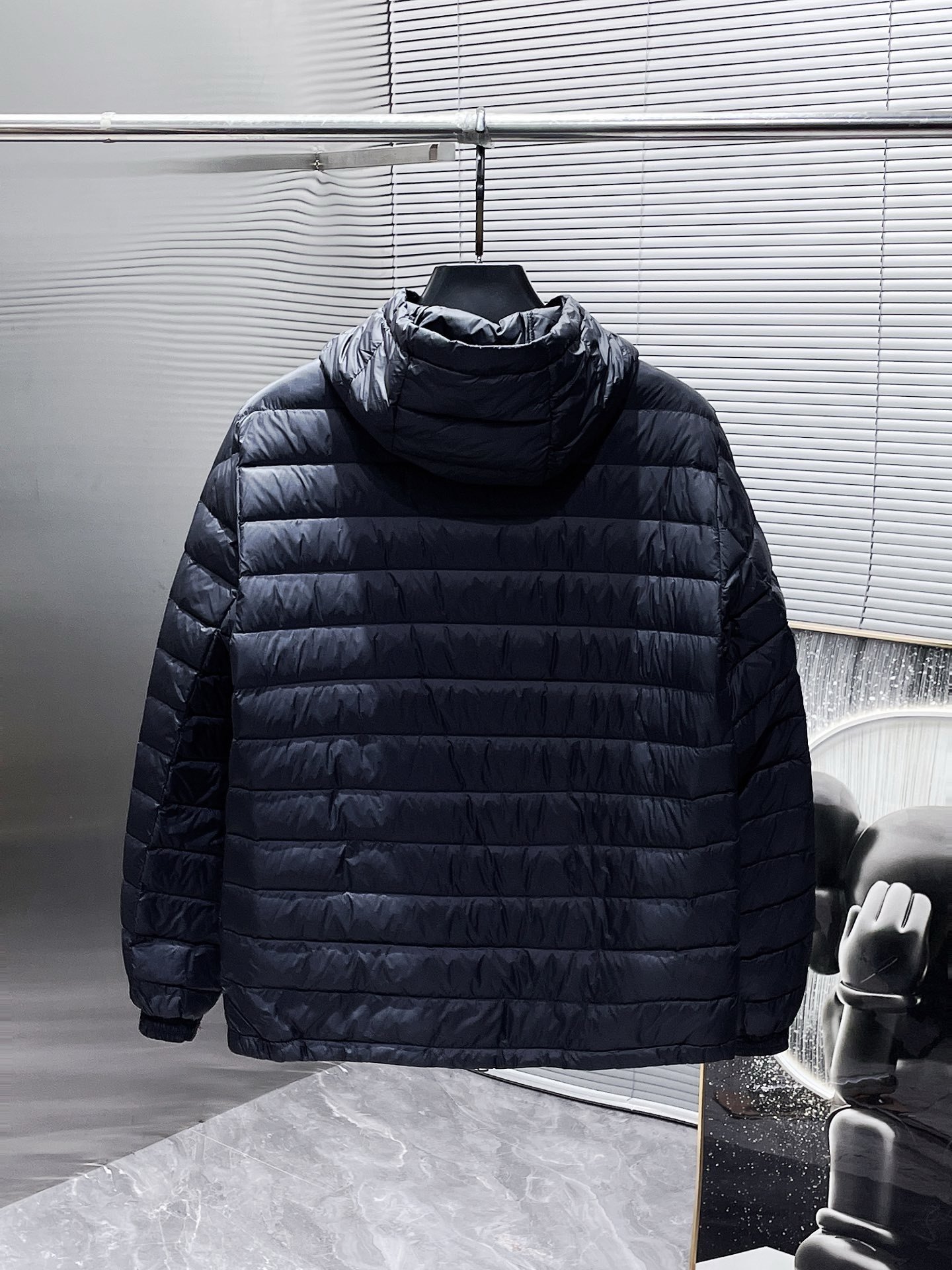 Moncler Douret Short Down Jacket Black - Afbeelding 3