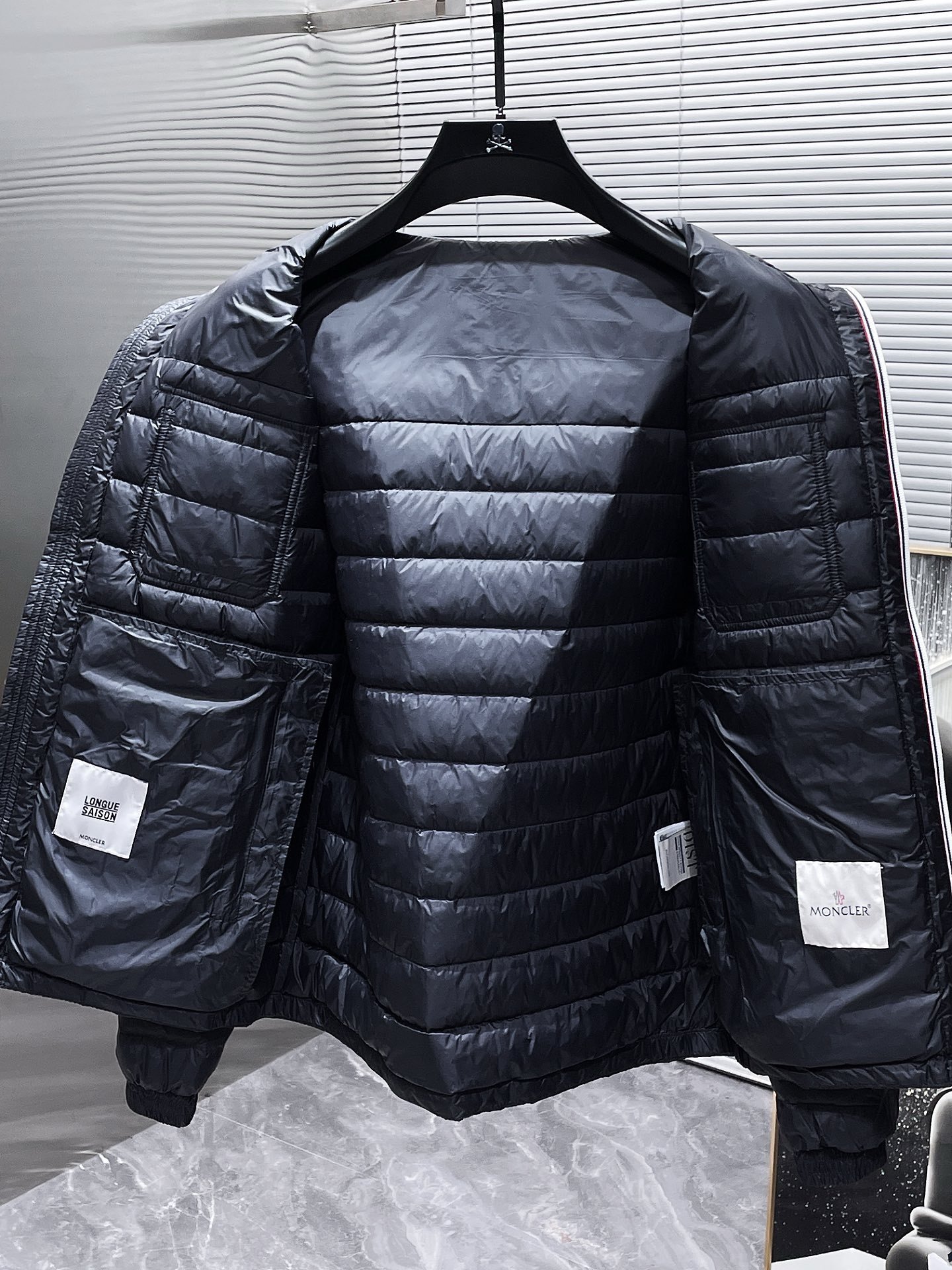 Moncler Douret Short Down Jacket Black - Afbeelding 5