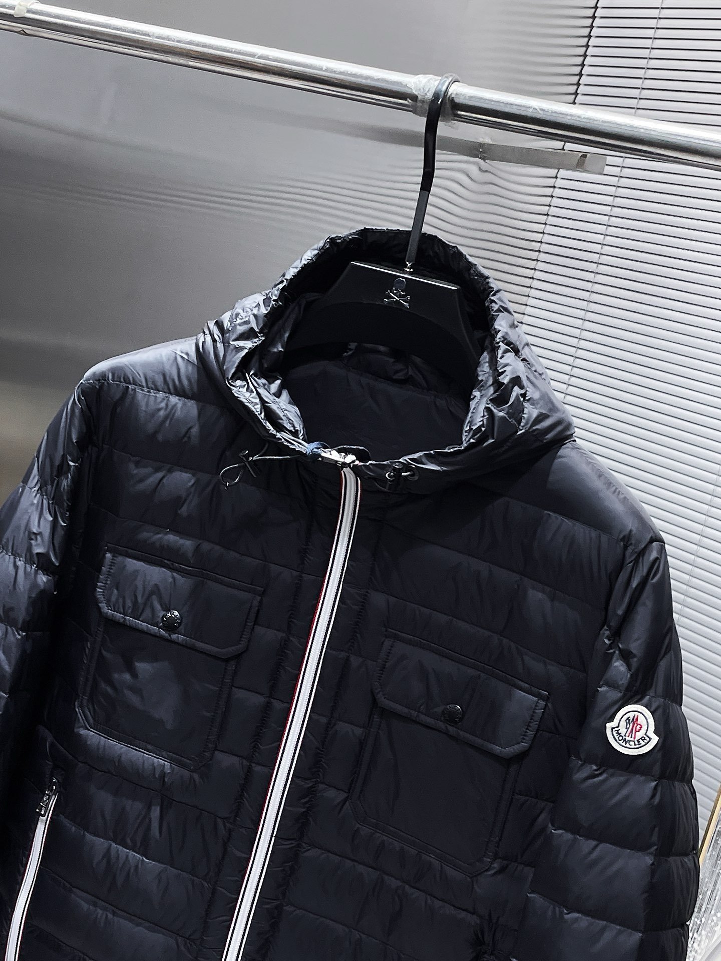 Moncler Douret Short Down Jacket Black - Afbeelding 6