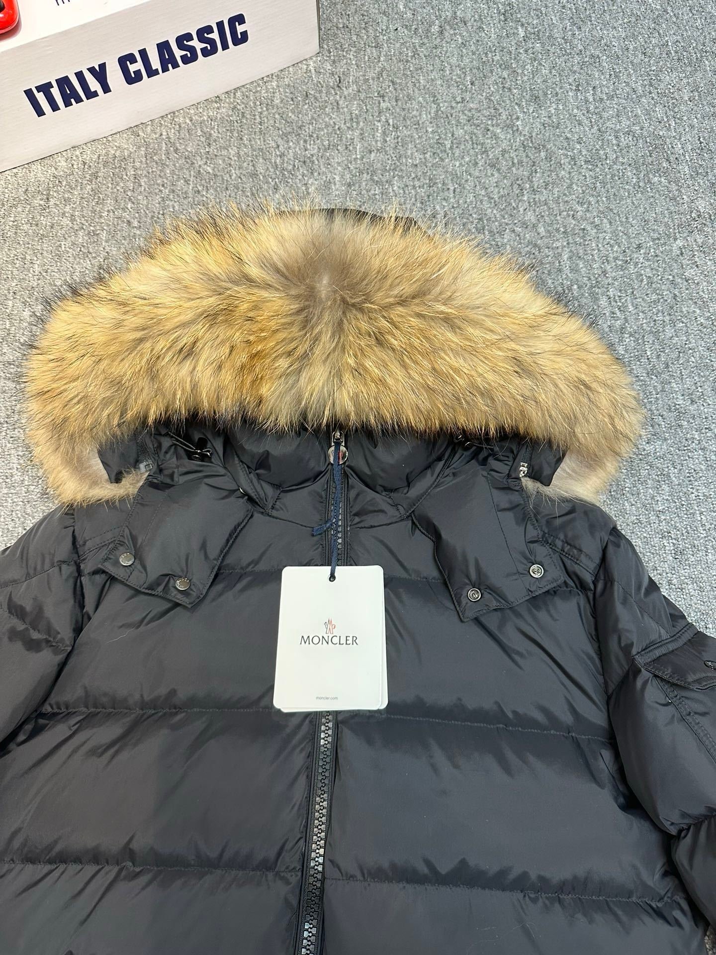 Moncler Sassiere Quilted Shell Hooded Down Jacket Black - Afbeelding 6