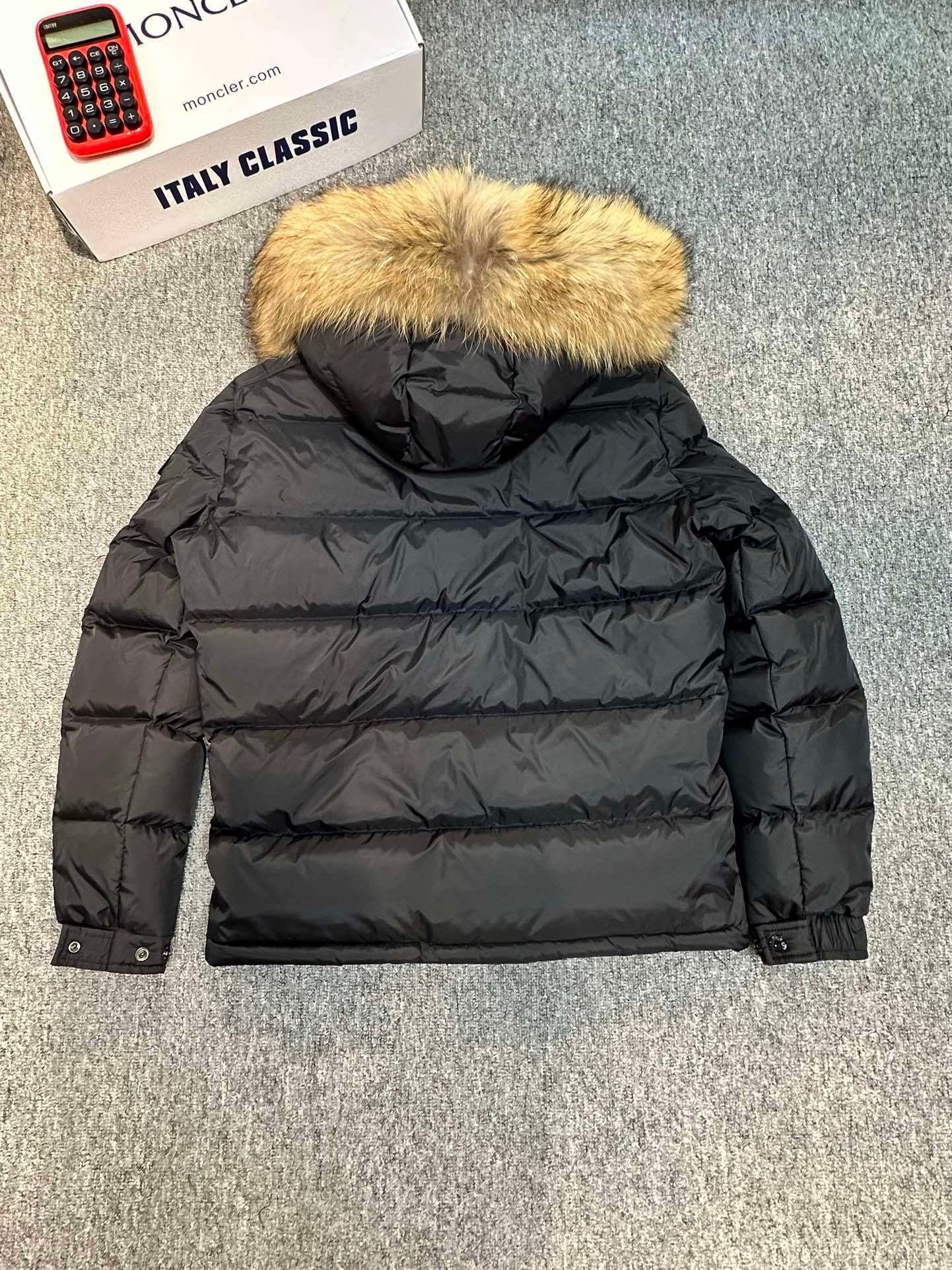Moncler Sassiere Quilted Shell Hooded Down Jacket Black - Afbeelding 4