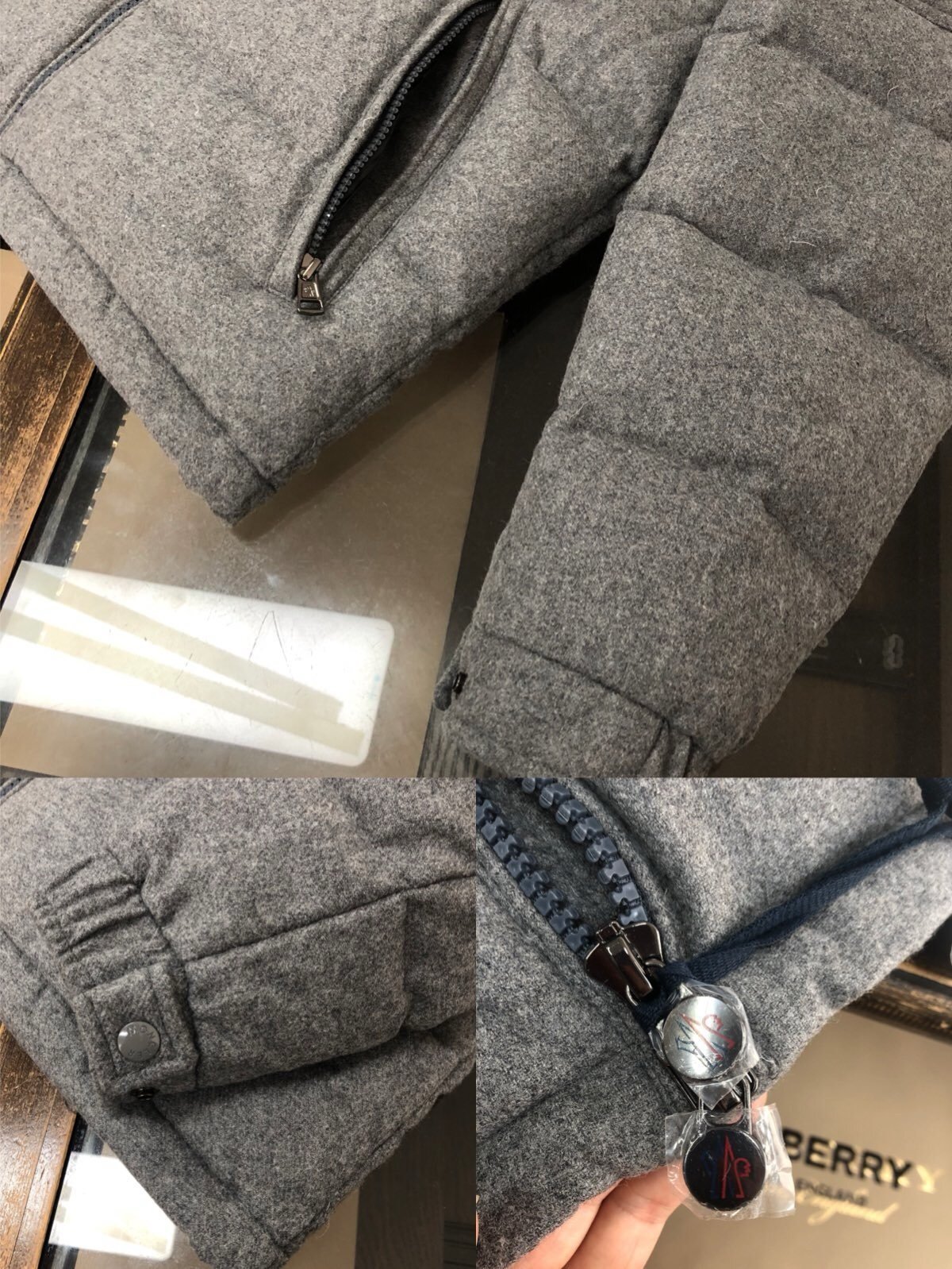 Moncler Enfant Montgenevre Jacket Grey - Afbeelding 7