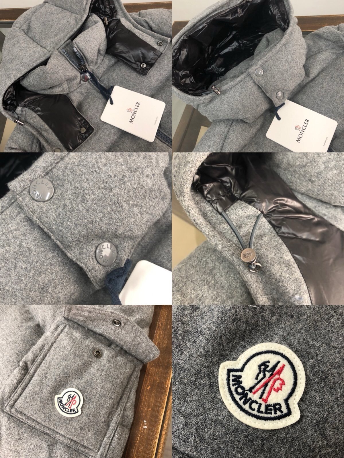 Moncler Enfant Montgenevre Jacket Grey - Afbeelding 5