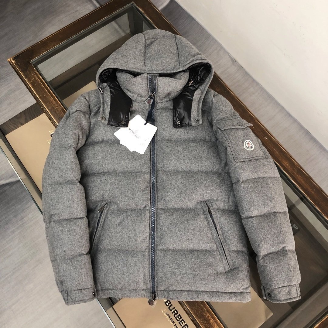 Moncler Enfant Montgenevre Jacket Grey - Afbeelding 2
