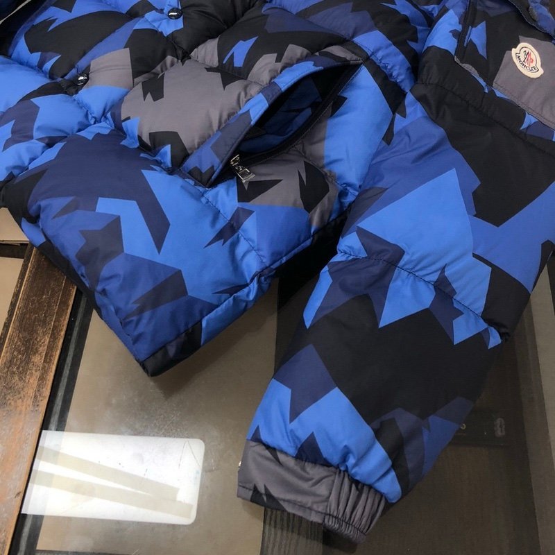 Moncler Mosa Hooded Puffer Jacket Blue - Afbeelding 6
