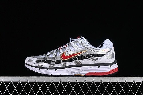 Nike P-6000 White Varsity Red - Afbeelding 2