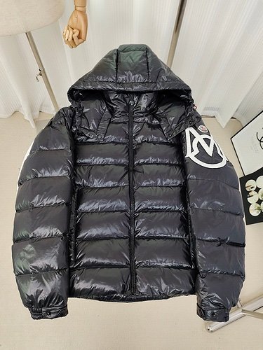 Moncler Enfant Saulx Padded Quilted Jacket Black - Afbeelding 2