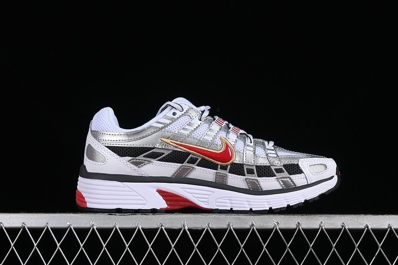Nike P-6000 White Varsity Red - Afbeelding 3