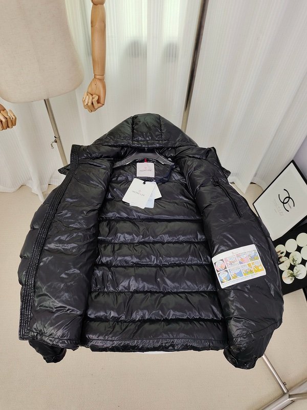 Moncler Enfant Saulx Padded Quilted Jacket Black - Afbeelding 4