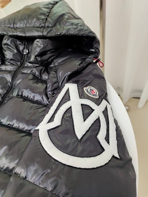 Moncler Enfant Saulx Padded Quilted Jacket Black - Afbeelding 5