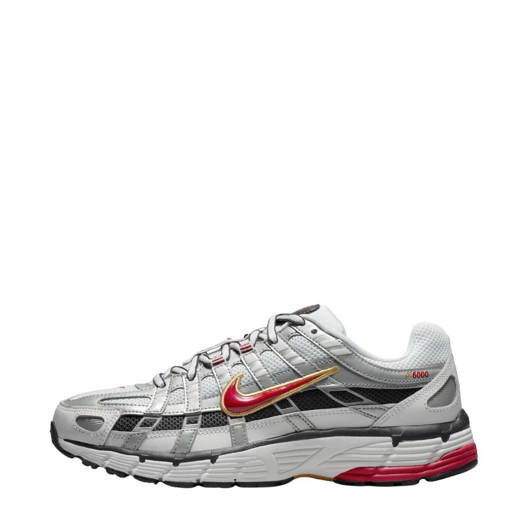 Nike P-6000 White Varsity Red
